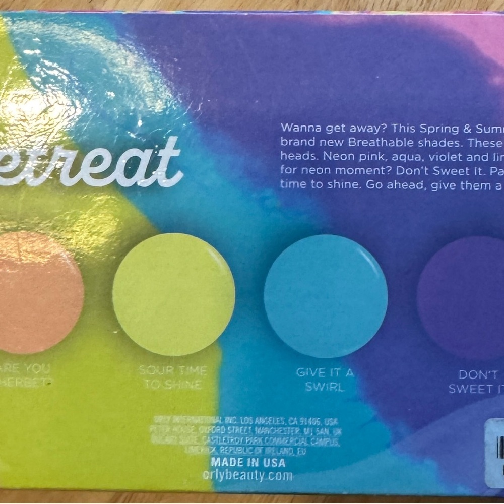 Orly 6 Piece Nail Polish Sweet Retreat new neon bright - Picture 2 of 4